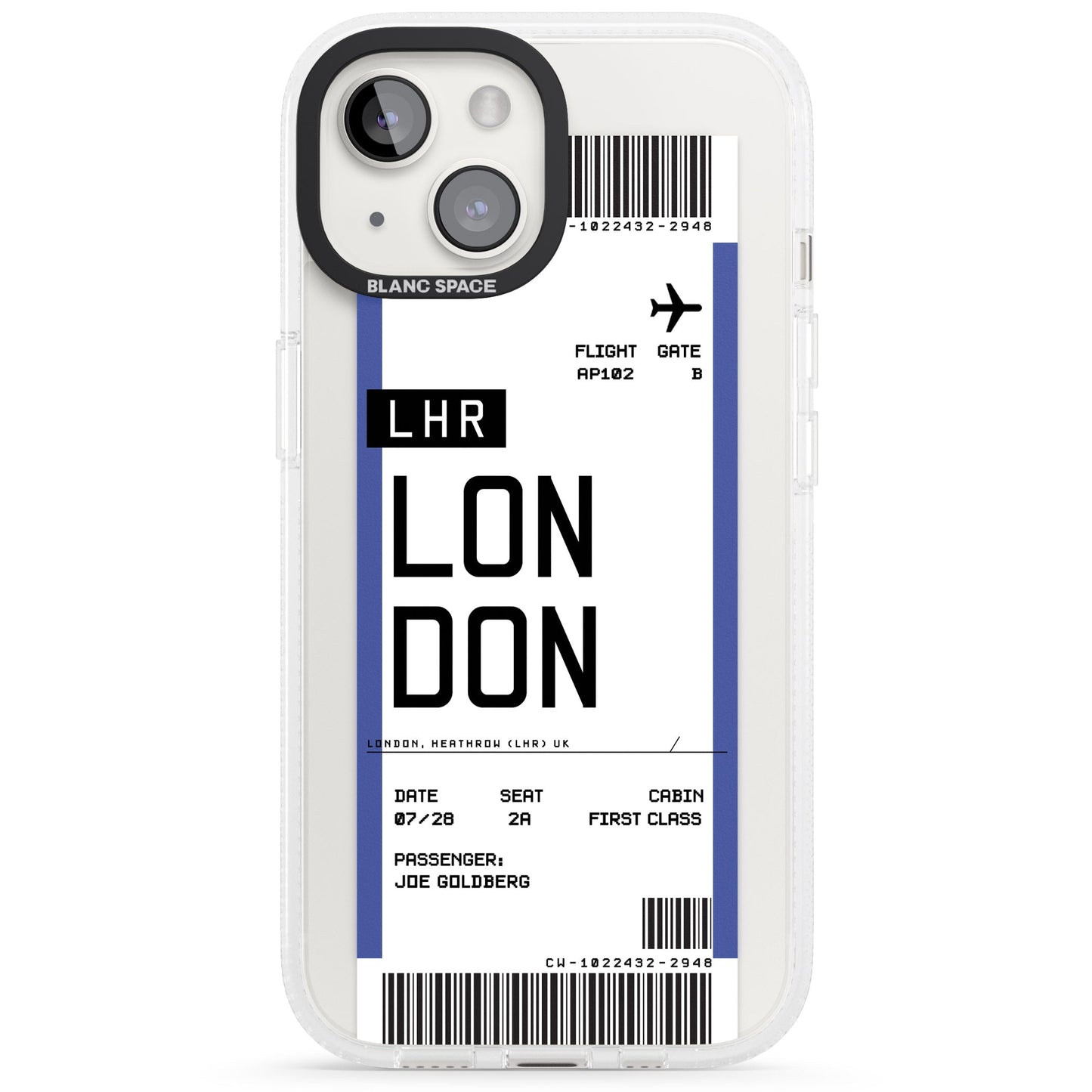 Personalised London Boarding Pass