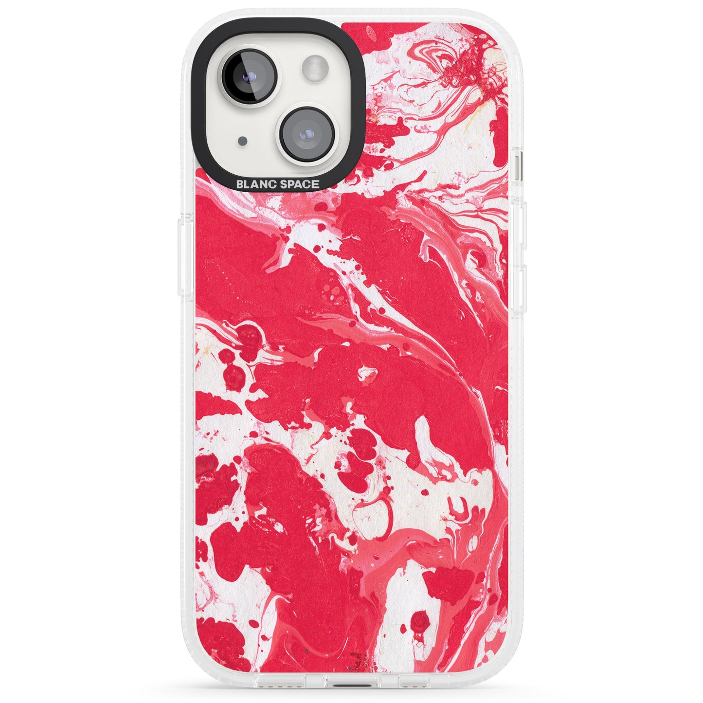 Red & White Marbled