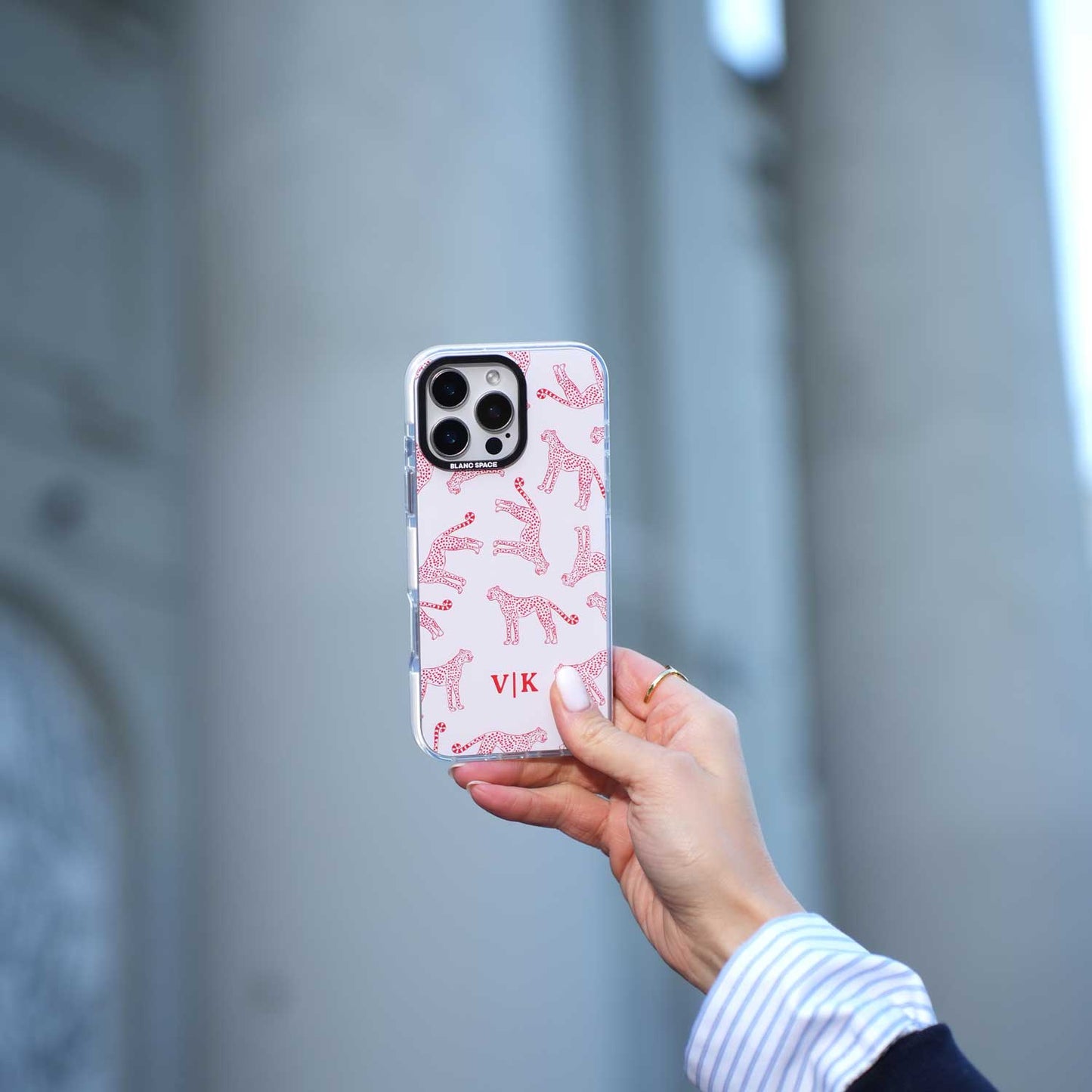 Guépard rouge et rose personnalisé