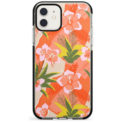 Hawaiian Flowers Abstract Pattern