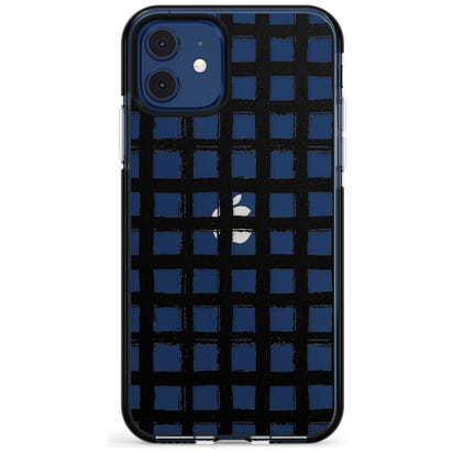 Messy Black Grid Clear