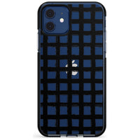 Messy Black Grid Clear