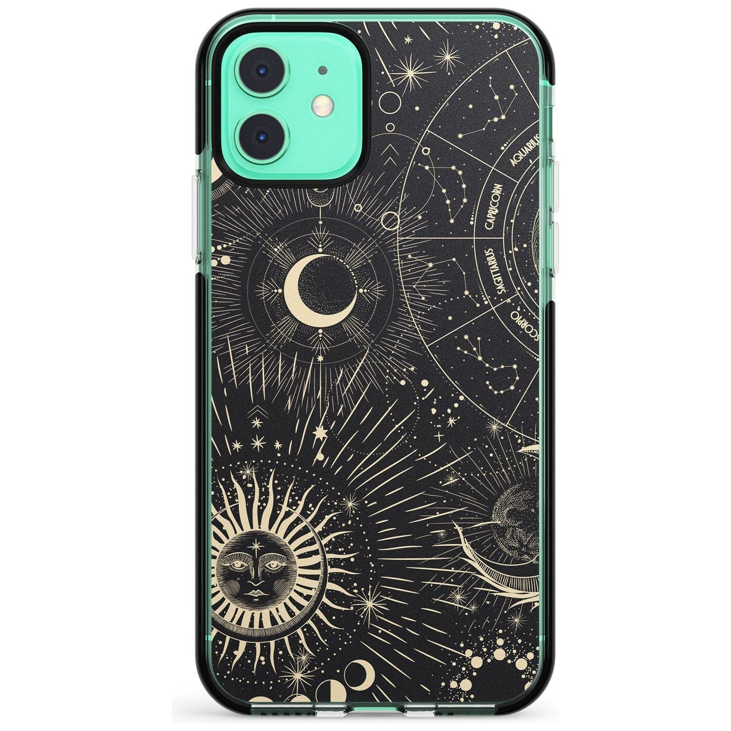 Soleil cosmique et symboles du zodiaque