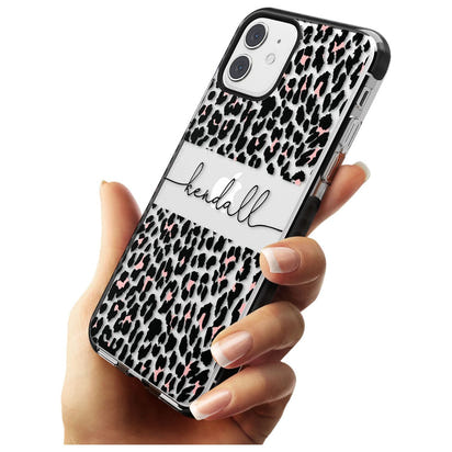 Personalised Cursive Leopard Spots