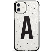 Initiale en gras personnalisée et florale