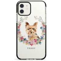 Personalised Yorkshire Terrier Floral Portrait