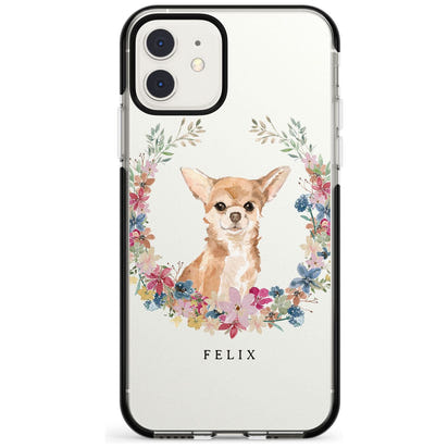 Personalised Chihuahua Floral Portrait