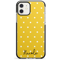 Personalised Yellow Polka Dot