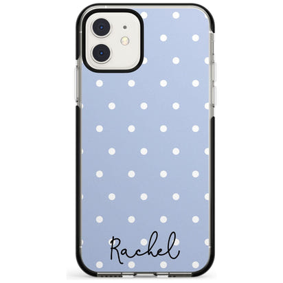Personalised Simple Light Blue Dots