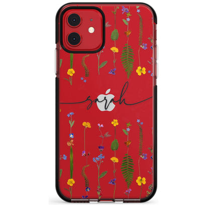 Chaîne de fleurs sauvages personnalisée