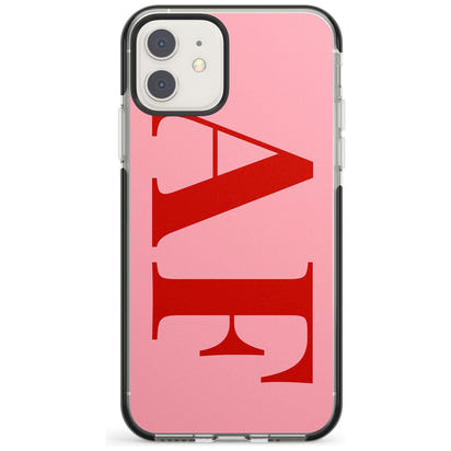 Personalised Red & Pink Letters