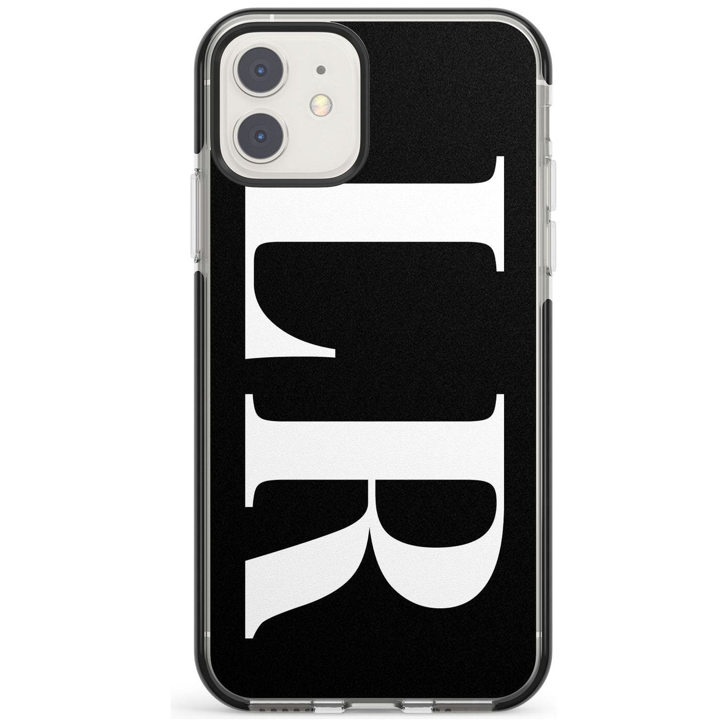 Lettres blanches et noires personnalisées