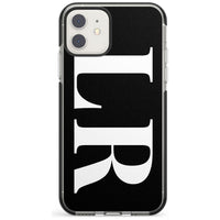 Lettres blanches et noires personnalisées