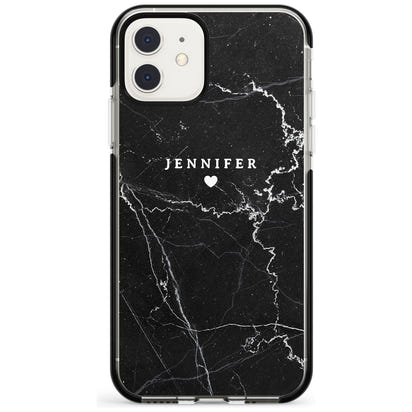Personalised Black Marble