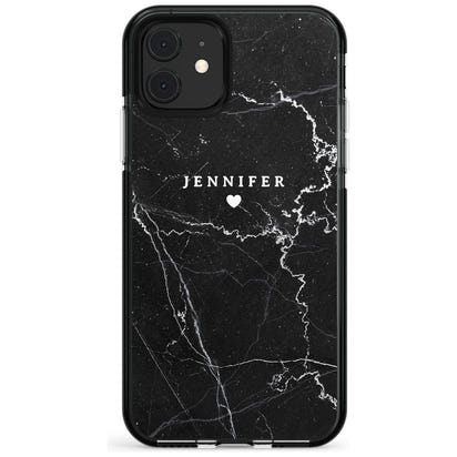 Personalised Black Marble