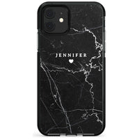 Personalised Black Marble