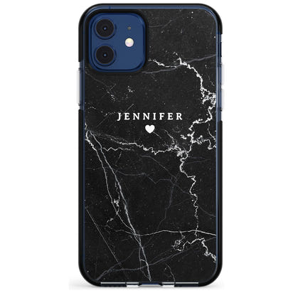 Personalised Black Marble