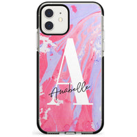 Personalised Pink & Purple Marble