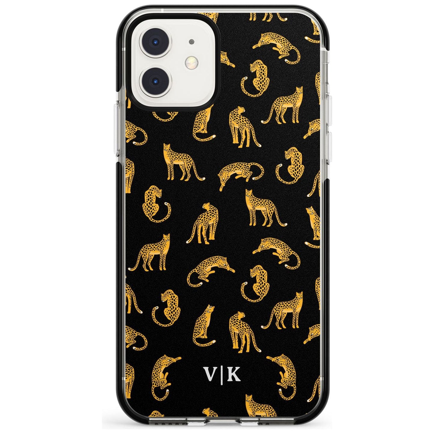 Personalised Gold Cheetah Pattern