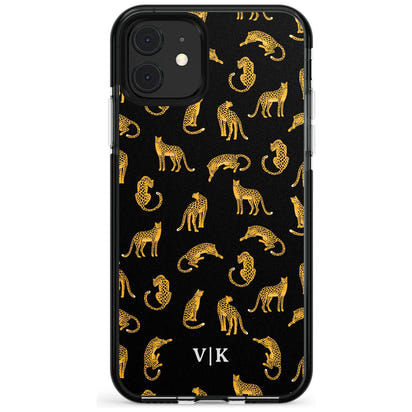 Personalised Gold Cheetah Pattern