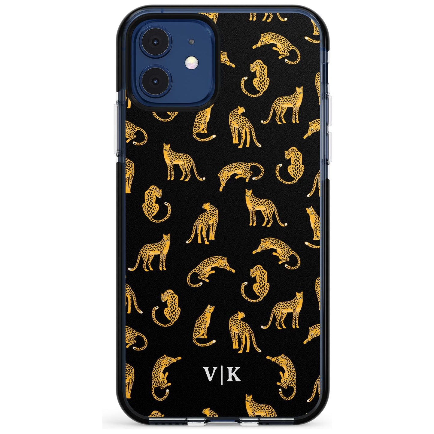 Personalised Gold Cheetah Pattern