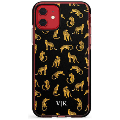 Personalised Gold Cheetah Pattern