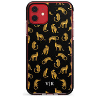 Personalised Gold Cheetah Pattern