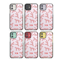 Guépard rouge et rose personnalisé