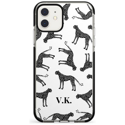 Personalised Black & White Cheetah Pattern