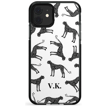 Personalised Black & White Cheetah Pattern