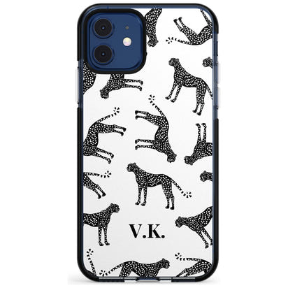 Personalised Black & White Cheetah Pattern