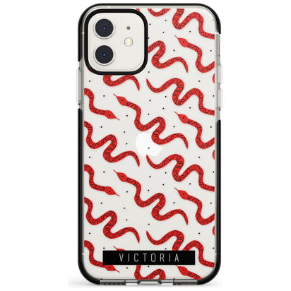 Personalised Red Snake Pattern