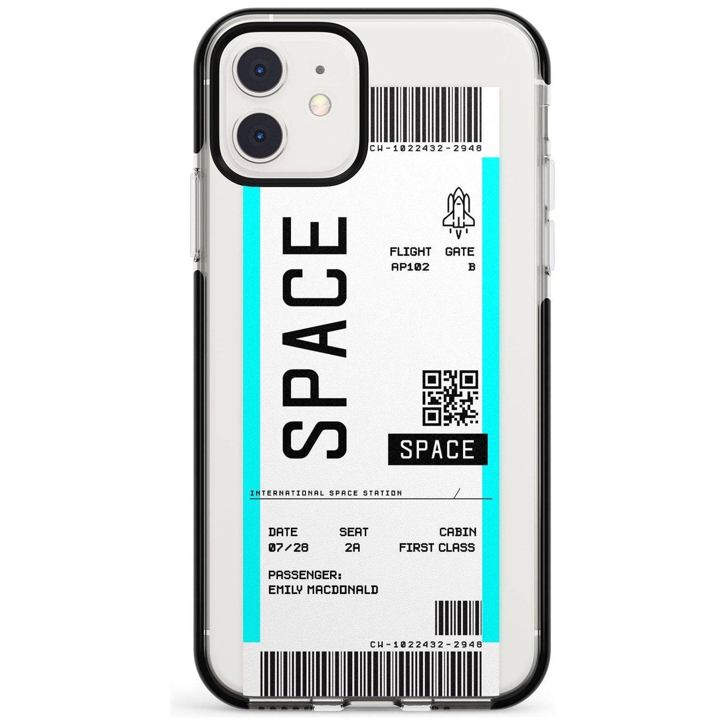 Personalised Space Travel Ticket