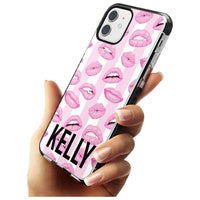 Personalised Pink Stripes & Lips