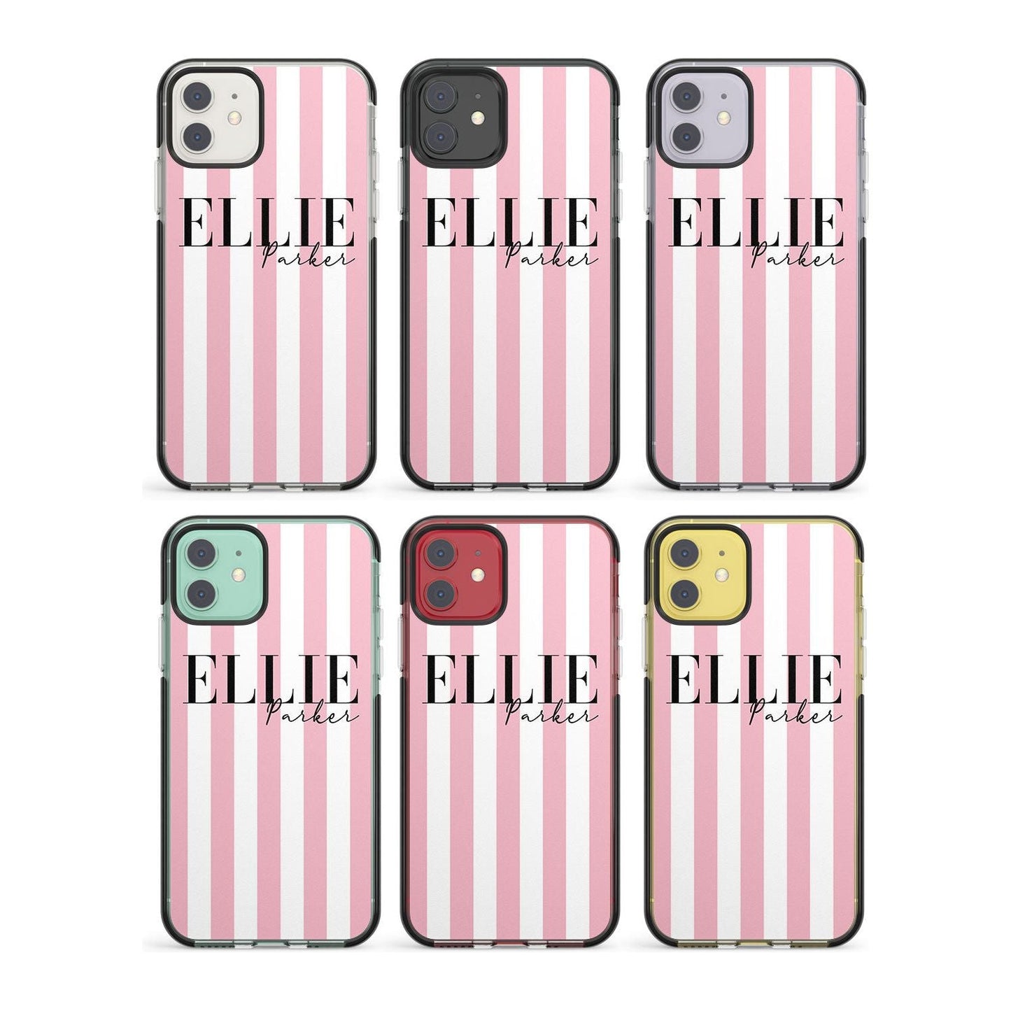 Personalised Pink Stripes