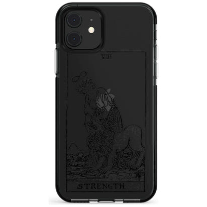 Personalisierte Stärke-Tarotkarte (Transparent)