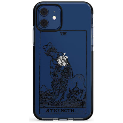 Personalisierte Stärke-Tarotkarte (Transparent)