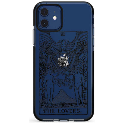 Personalisierte Tarotkarte „Die Liebenden“ (Transparent)