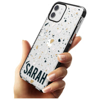 Personalised Terrazzo Blue, Pink, Brown