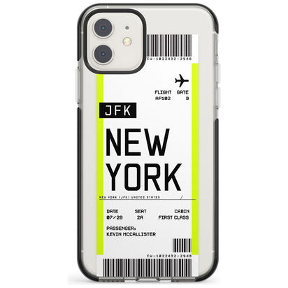 Personalised New York Boarding Pass