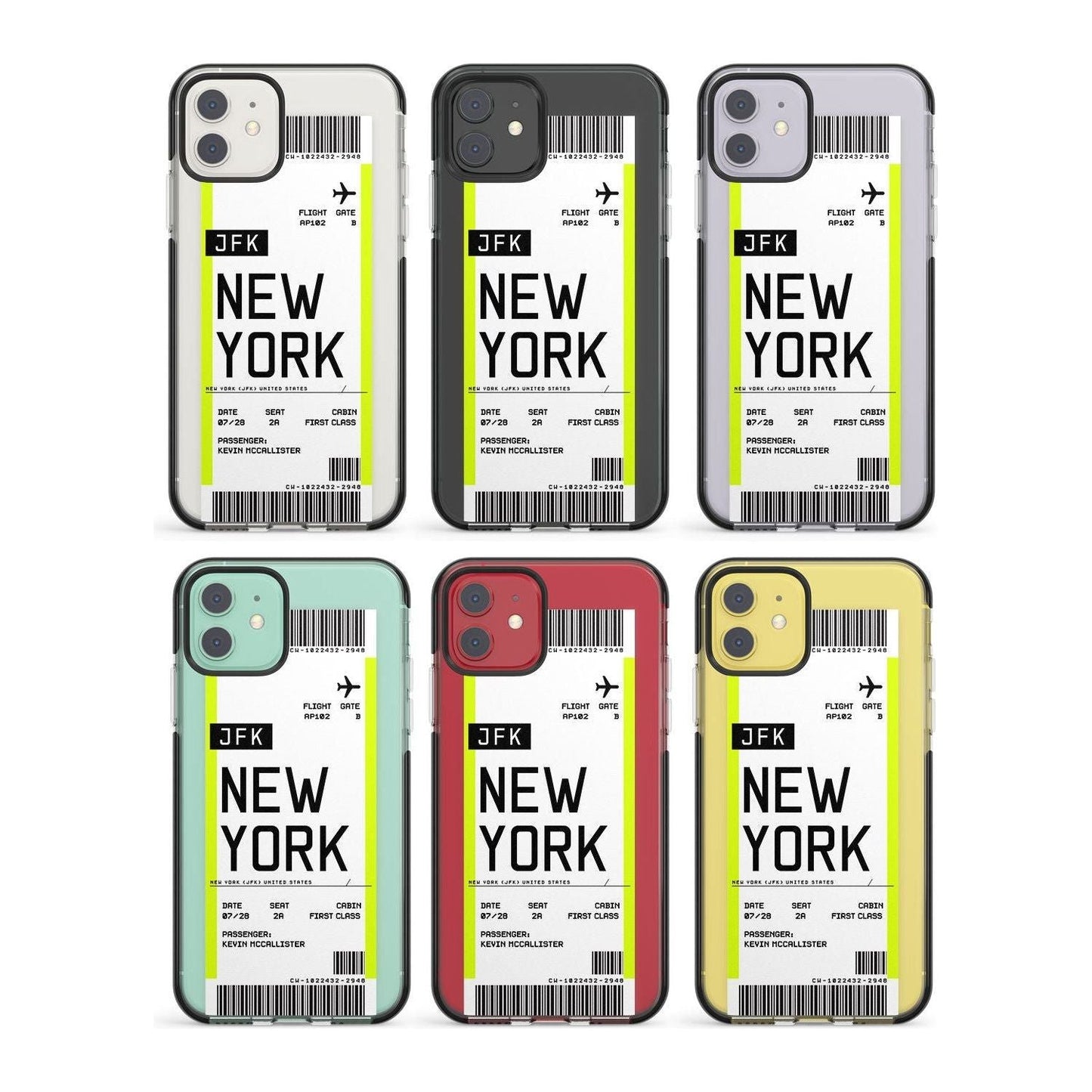 Personalised New York Boarding Pass