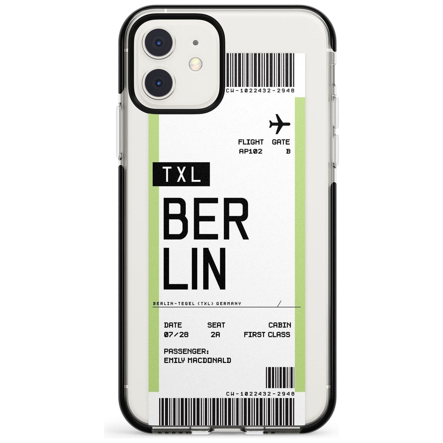 Personalised Berlin Boarding Pass