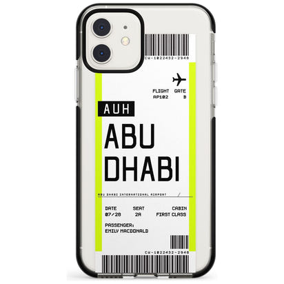 Personalised Abu Dhabi Boarding Pass