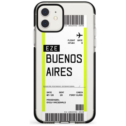 Personalised Buenos Aires Boarding Pass