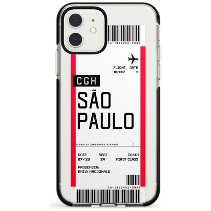 Personalisierte Bordkarte für São Paulo