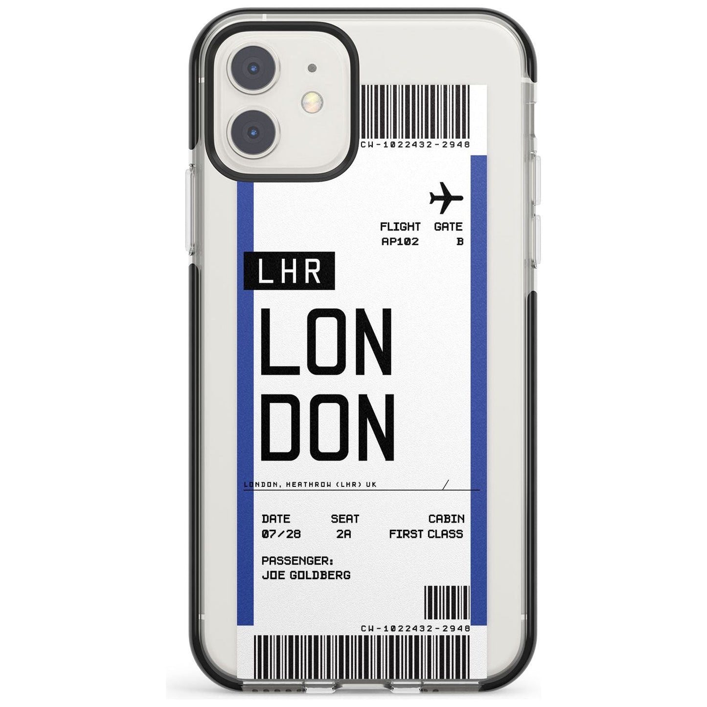 Personalised London Boarding Pass