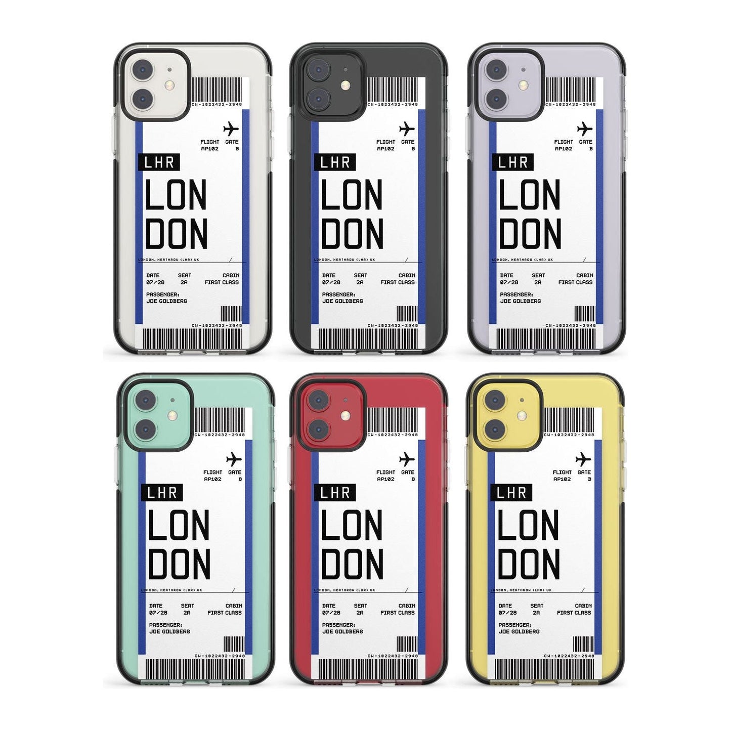 Personalised London Boarding Pass