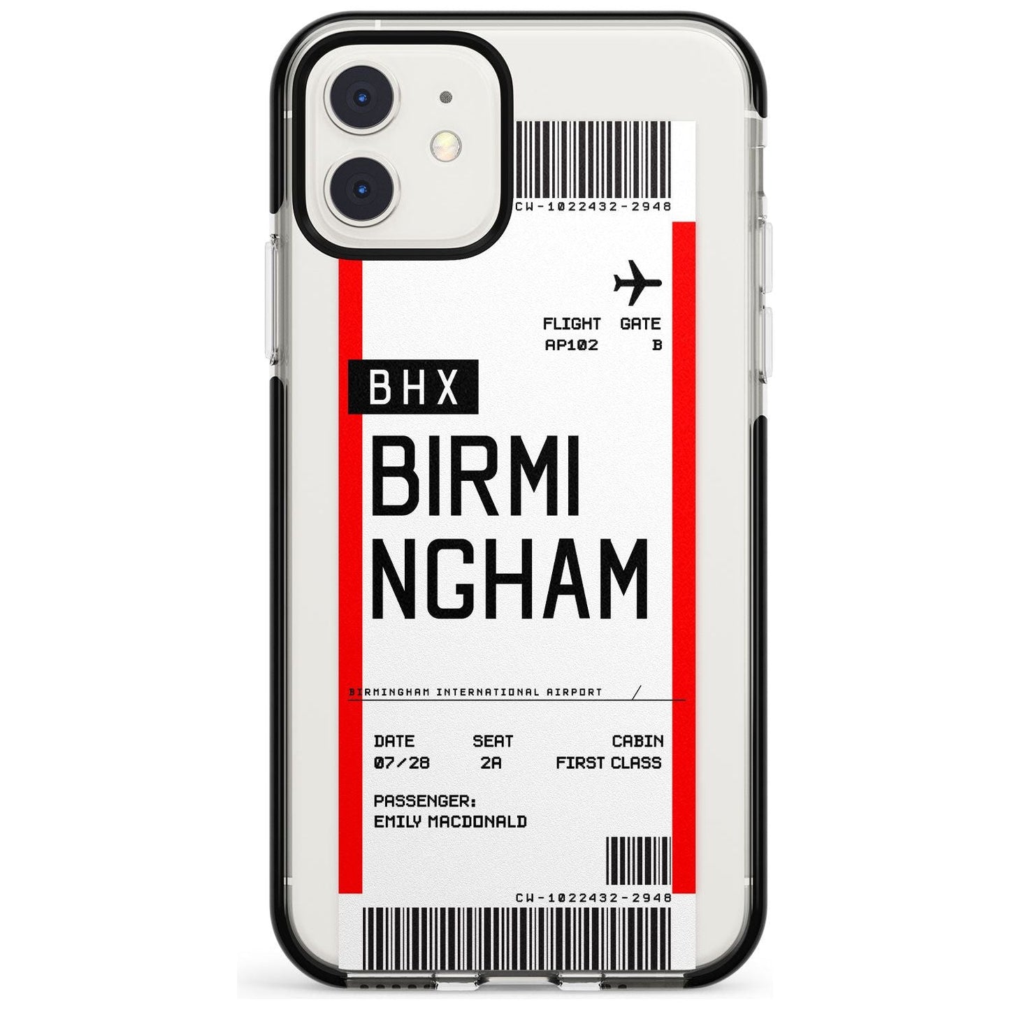 Personalised Birmingham Boarding Pass