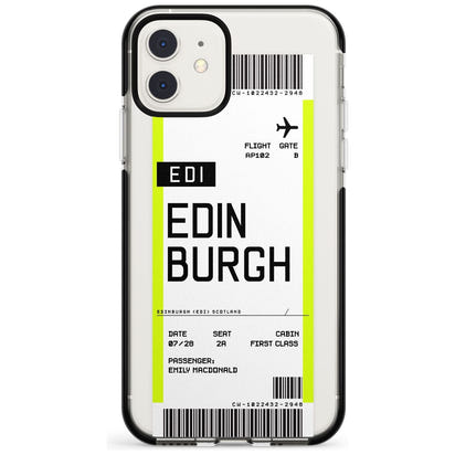Personalised Edinburgh Boarding Pass