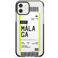 Personalised Málaga Boarding Pass